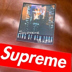 Supreme collector’s sticker King of NY